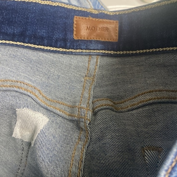 NWOT MOTHER JEANS THE TRIPPER ANKLE FRAY IN CHANGE IS IN THE AIR HI RISE ANKLE - Picture 13 of 16